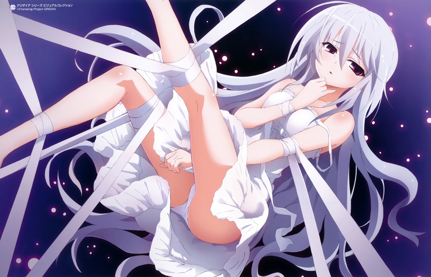 bondage dress echigo_mitsutaka grisaia_no_kajitsu grisaia_no_rakuen kazami_kazuki pantsu summer_dress