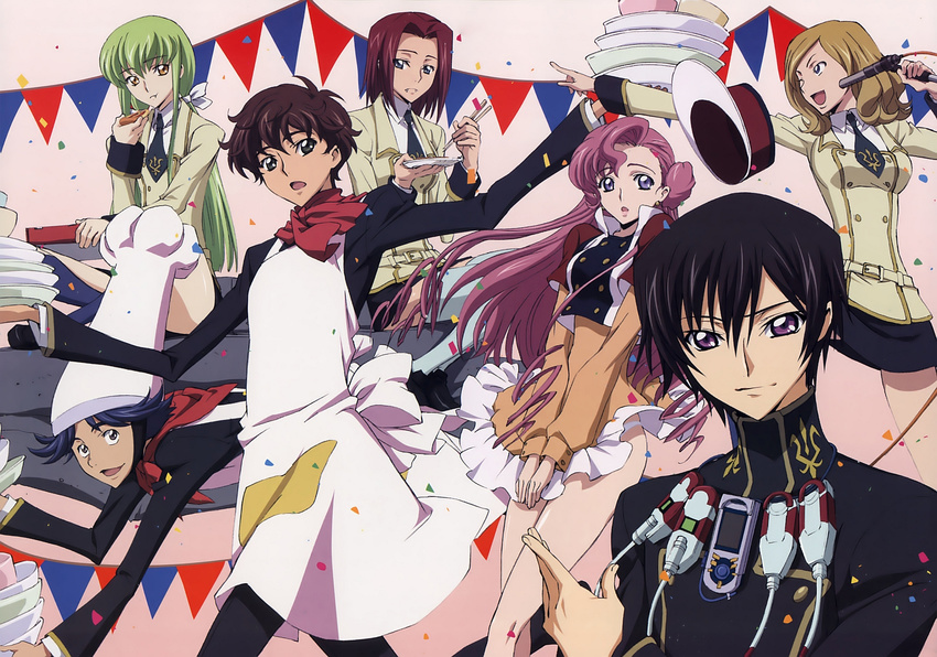 cc code_geass euphemia_li_britannia kallen_stadtfeld kururugi_suzaku lelouch_lamperouge millay_ashford rivalz_cardemonde