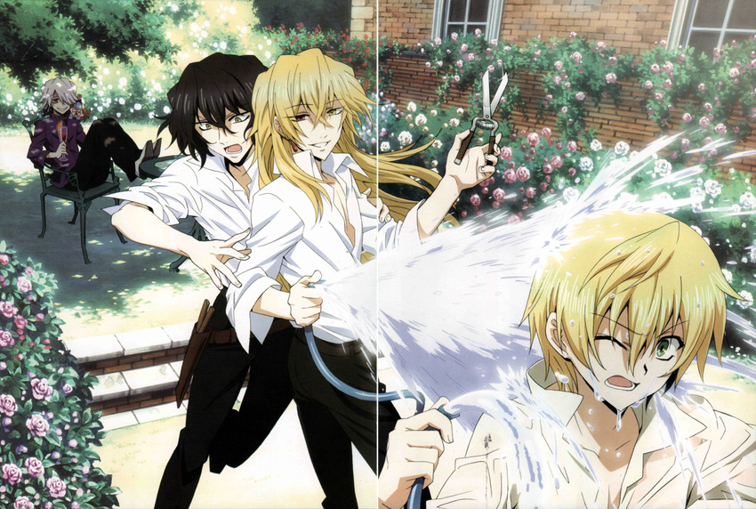 crease emily_(pandora_hearts) gilbert_nightray male oz_vessalius pandora_hearts screening vincent_nightray xerxes_break