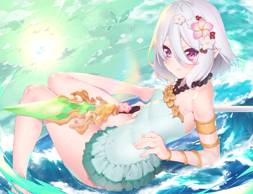 kokkoro princess_connect! swimsuit tagme waterring