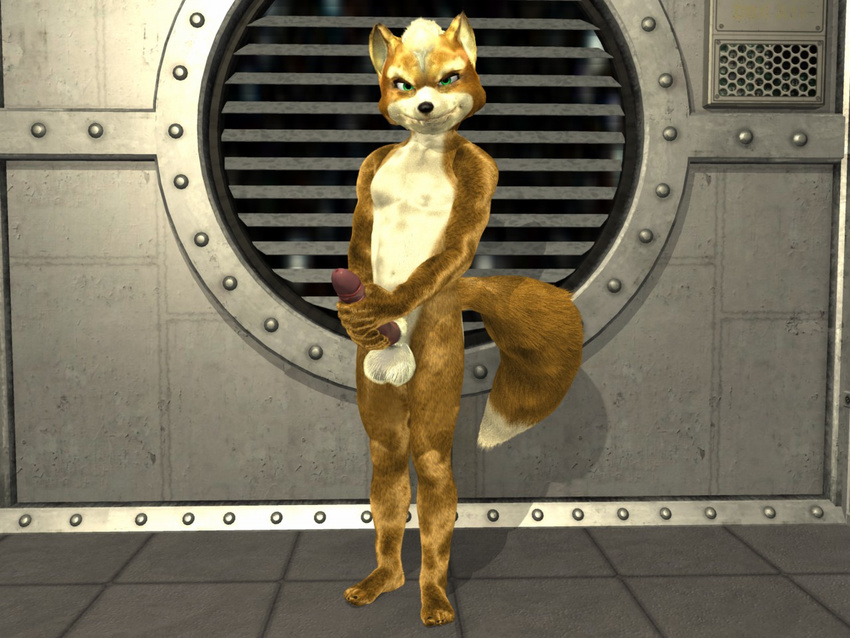 balls big_balls big_penis canine fox fox_mccloud foxpiper imago mammal nintendo nude penis star_fox video_games