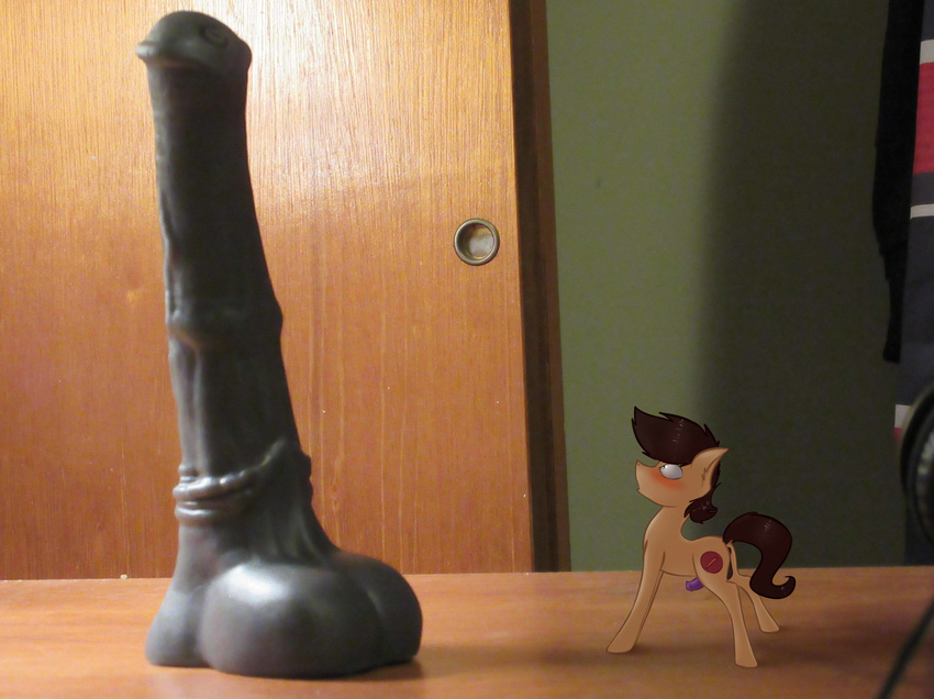 dildo equine fan_character horse mammal marsminer my_little_pony photo pone_keith pony sex_toy size_difference