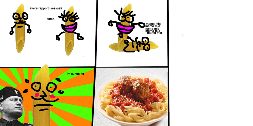 anthro bolognesa feet food incest invalid_tag italy macarrones pasta prank spicy very