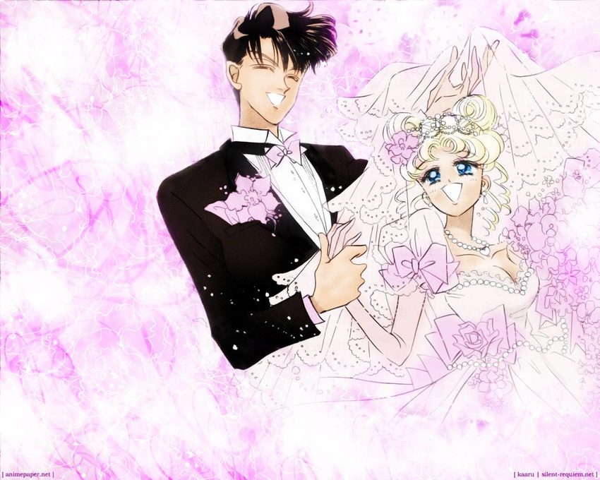 chiba_mamoru sailor_moon tagme tsukino_usagi wedding