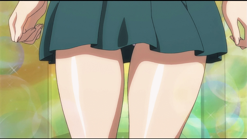 animated animated_gif ass blazer bouncing_breasts bra breasts bursting_breasts cleavage genderswap large_breasts panties pantyshot pink_bra pink_panties popped_button sakurai_tomoki sakurai_tomoko school_uniform skirt skirt_lift smile solo sora_no_otoshimono underwear upskirt wind_lift