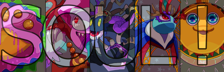 blue_skin drawcia drawcia_soul galactic_nova hat kirby's_return_to_dream_land kirby's_return_to_dream_land kirby:_planet_robobot kirby_(series) kirby_canvas_curse kirby_super_star_ultra kirby_triple_deluxe long_tongue mahoroa mahoroa_soul marx marx_soul monster nintendo queen_sectonia red_eyes sectonia_soul soul_of_sectonia spoilers star_dream star_dream_soul_os tongue tongue_out trait_connection wings