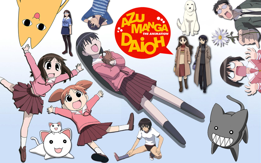 aida_kaori azumanga_daioh chiyo_father kagura kamineko kasuga_ayumu kimura kurosawa_minamo mihama_chiyo mizuhara_koyomi nekokoneko sakaki tadakichi takino_tomo tanizaki_yukari