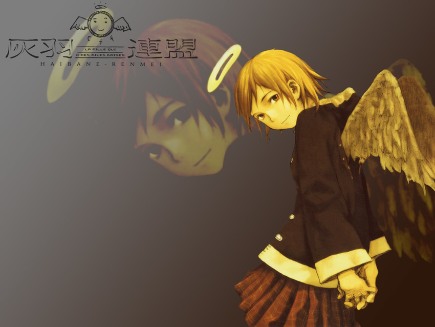 abe_yoshitoshi brown haibane_renmei rakka wings