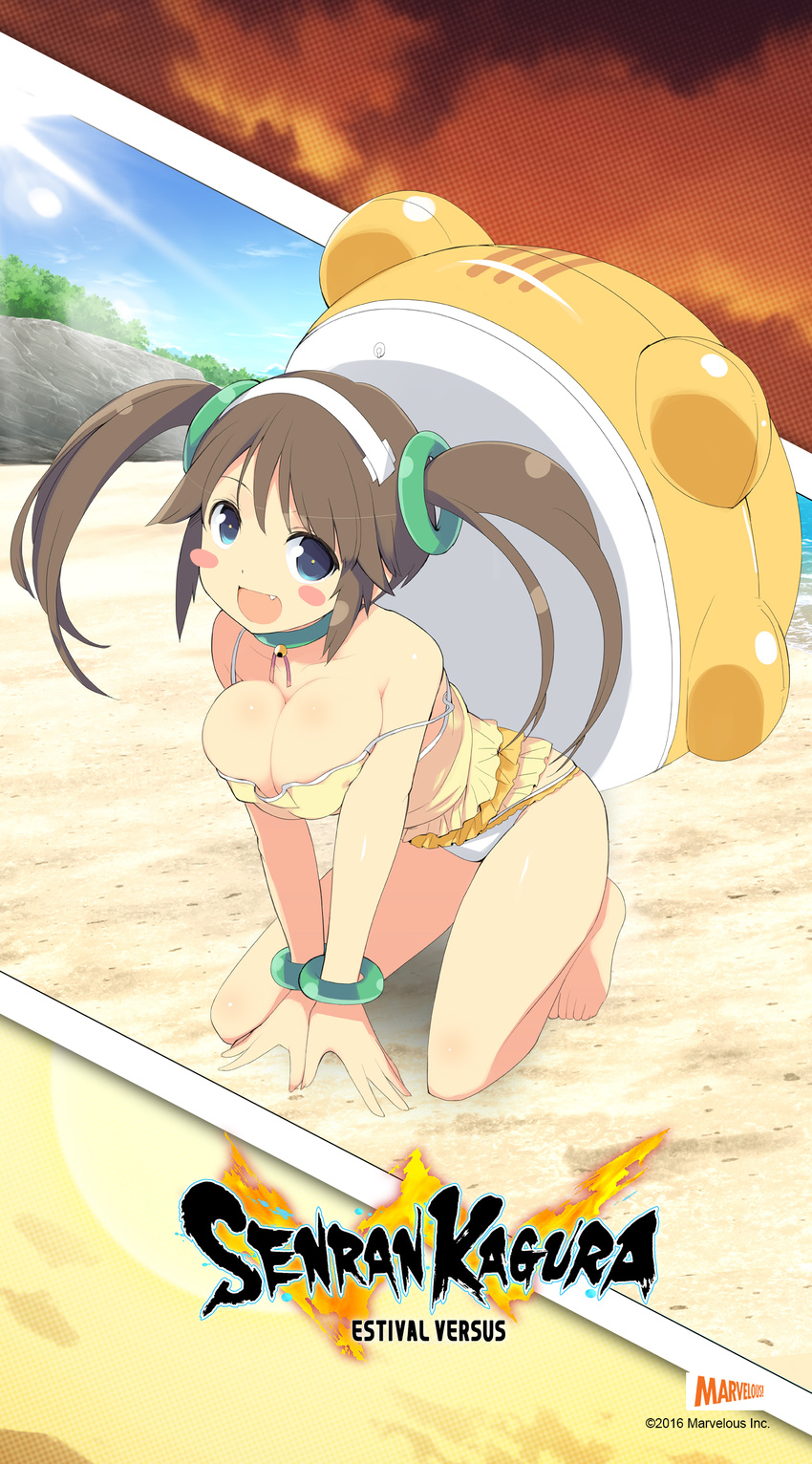 bikini minori_(senran_kagura) senran_kagura swimsuits yaegashi_nan