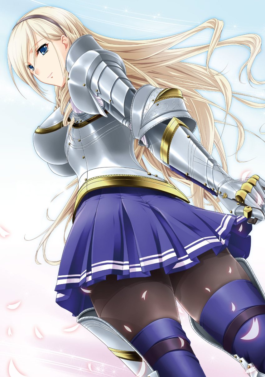 armor celia_cumani_aintree no.gomes pantyhose seifuku thighhighs walkure_romanze