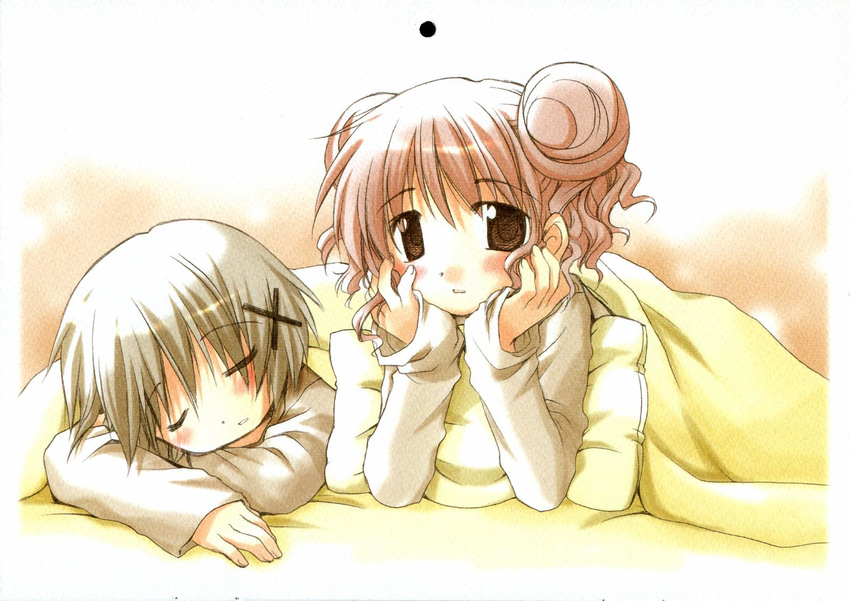 hidamari_sketch hiro sleep tagme yuno