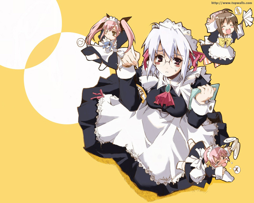 kotonomiya_yuki kousaka_alice kousaka_maria maid suigetsu waha yamato_suzuran