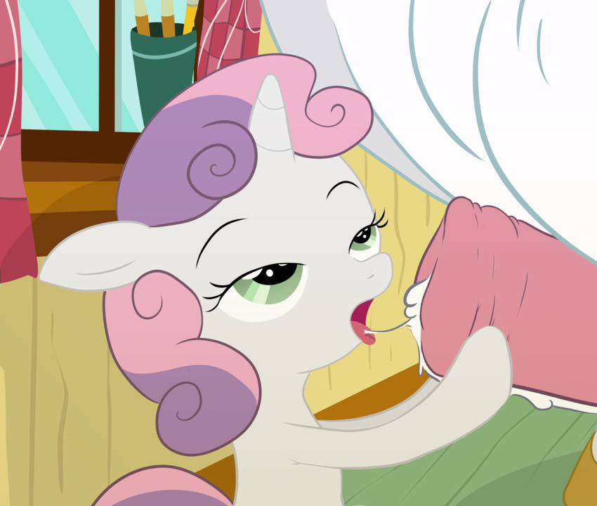 blargsnarf bulk_biceps_(mlp) close-up cum equine fellatio female friendship_is_magic horse male male/female mammal my_little_pony oral pegasus pony sex sweetie_belle_(mlp) wings young