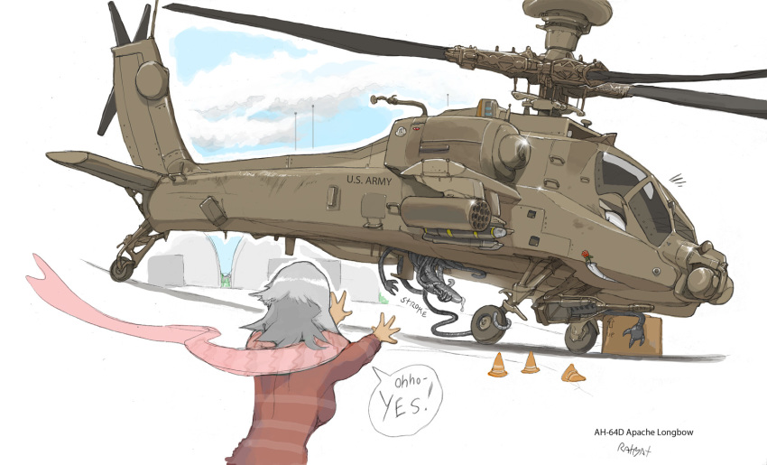 ah-64 aircraft apache_helicopter dialogue dire_aircraft dire_machine duo english_text erection female flower grey_hair hair helicopter hi_res human living_aircraft living_machine machine male mammal masturbation penile_masturbation penis plant precum ratbat rose size_difference smaller_female tentacles text voyeur