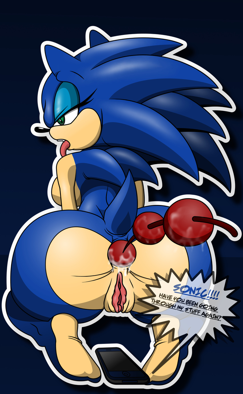 ahegao anal anal_beads anal_masturbation anthro anus big_breasts big_butt breasts butt crossgender cum damian_hodge feet female hedgehog lube mammal masturbation nude phone presenting presenting_anus presenting_hindquarters presenting_pussy pussy sex_toy small_breasts solo sonic_(series) sonic_the_hedgehog text toying_self wide_hips