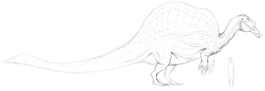 allosaur ambiguous_gender comparing dinosaur long_claws sail spinosaurus the_isle_(copyright) theropod