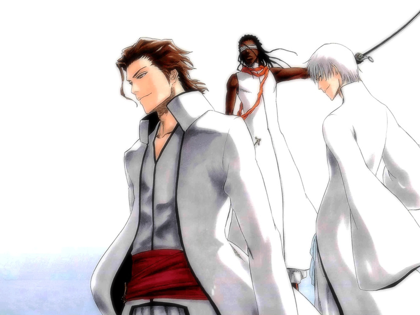 aizen_sousuke bleach ichimaru_gin tagme tousen_kaname