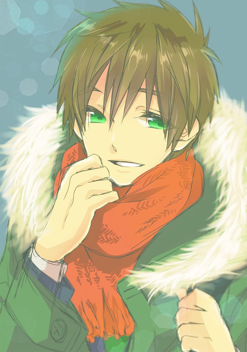 free! male_focus memeo_(candy_house) scarf tachibana_makoto