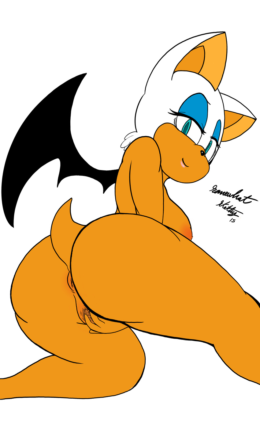 anthro anus bat breasts butt female mammal nipples nude pussy rouge_the_bat solo solo_focus somewhatsketchy sonic_(series) spread_pussy spreading video_games