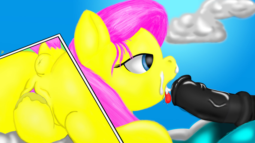 cum cum_in_mouth cum_inside cum_on_face equine fellatio female fluttershy_(mlp) friendship_is_magic hair horse male male/female mammal my_little_pony open_mouth oral penis pink_hair pony sex tongue tongue_out zuphyx