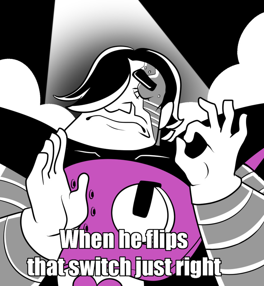 2016 english_text humor just_right machine male meme mettaton robot solo text undertale unknown_artist video_games