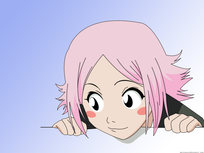 bleach blue blush kusajishi_yachiru vector