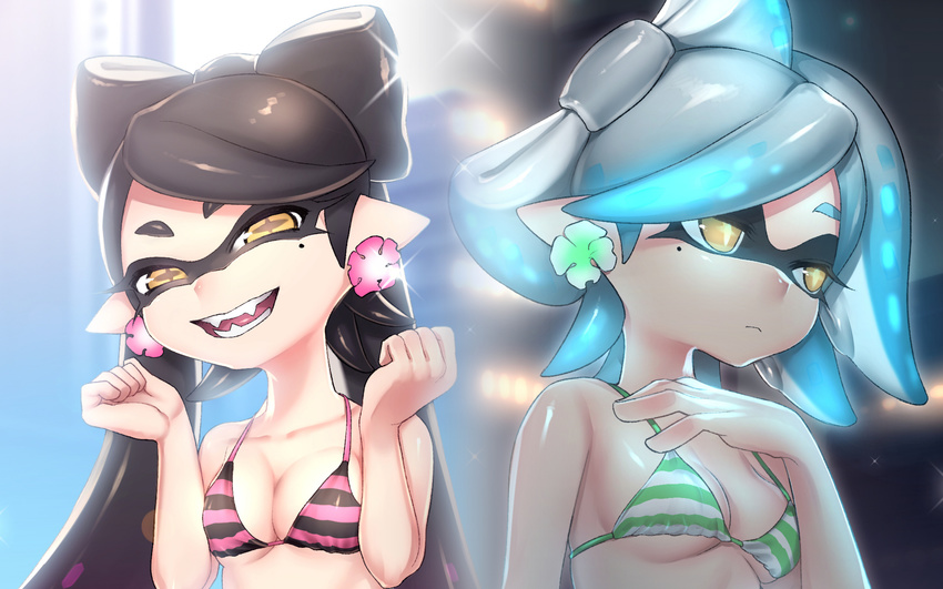 aori_(splatoon) hotaru_(splatoon) puchiman splatoon tagme