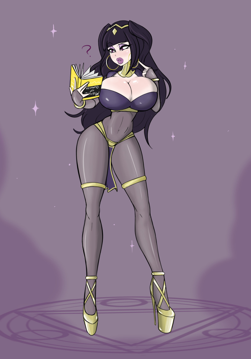 1girl breasts fire_emblem nintendo solo tharja thick_lips