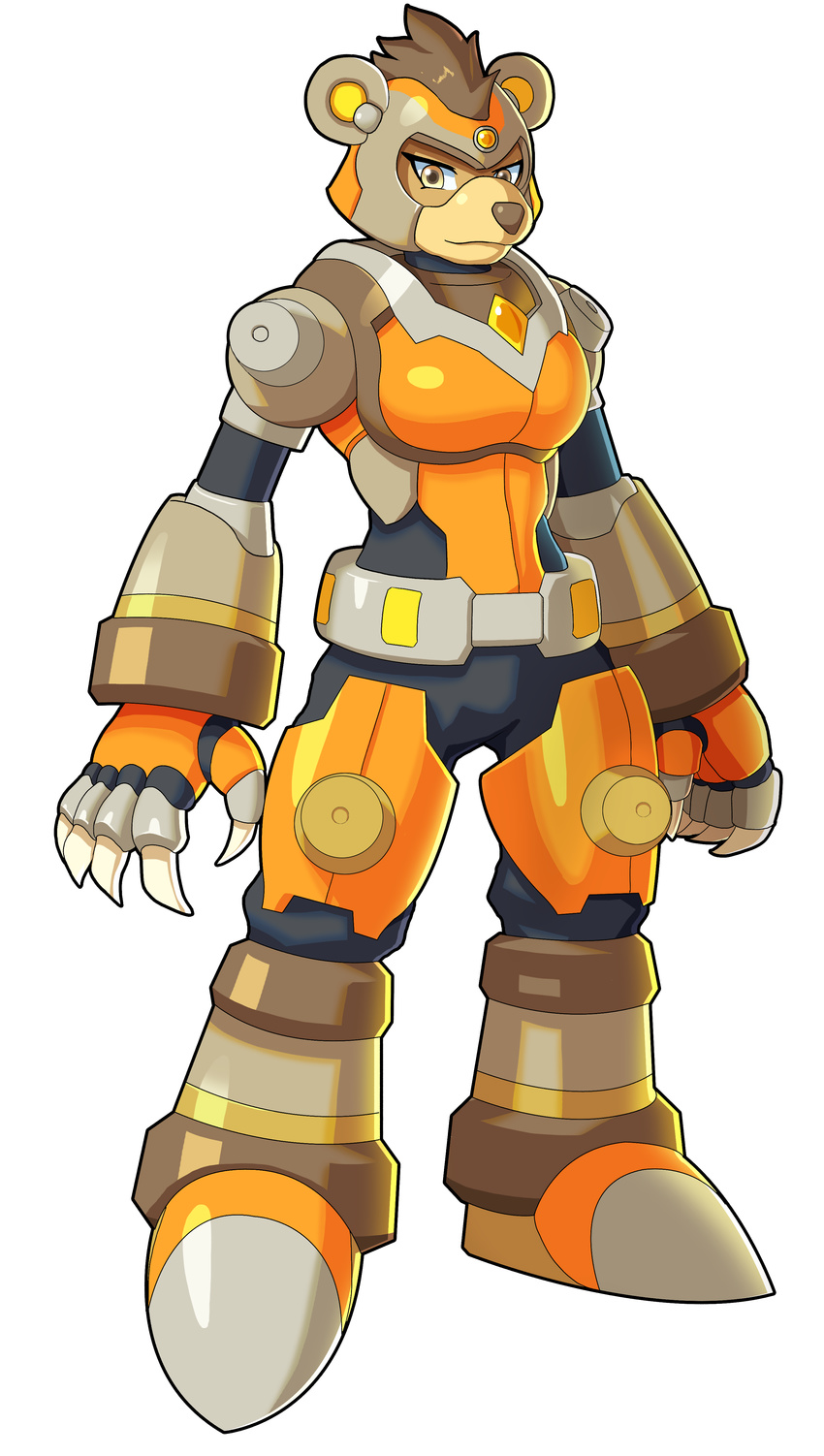 armor bear brawler_ursula machine mammal mega_man_x robot ultimatemaverickx