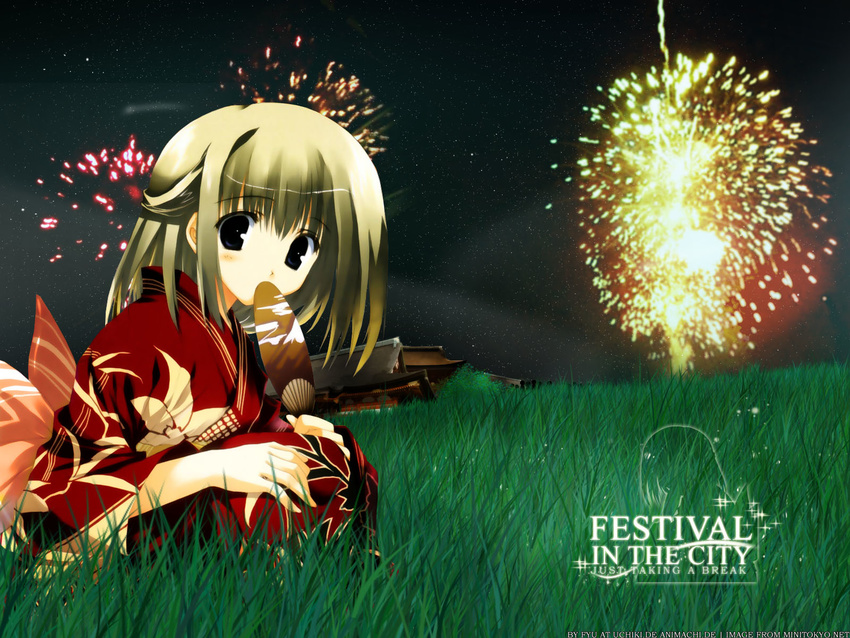 festival fireworks mitsumi_misato tagme