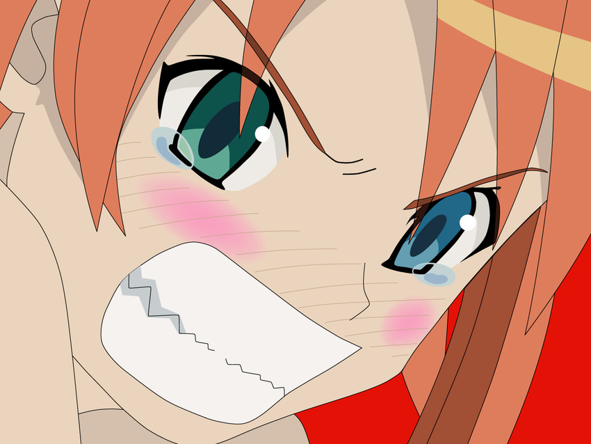 bicolored_eyes close kagurazaka_asuna mahou_sensei_negima vector