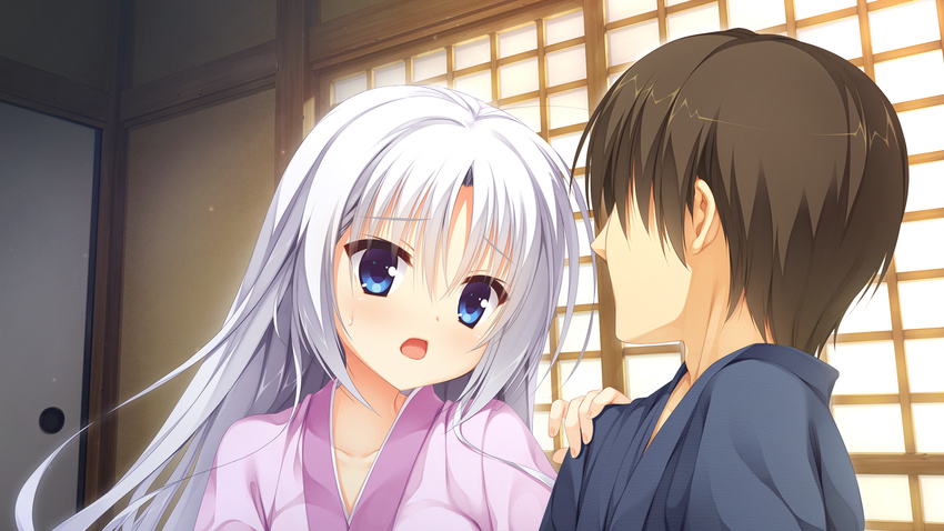 game_cg kobuichi senren_banka tomotake_yoshino yukata yuzu-soft