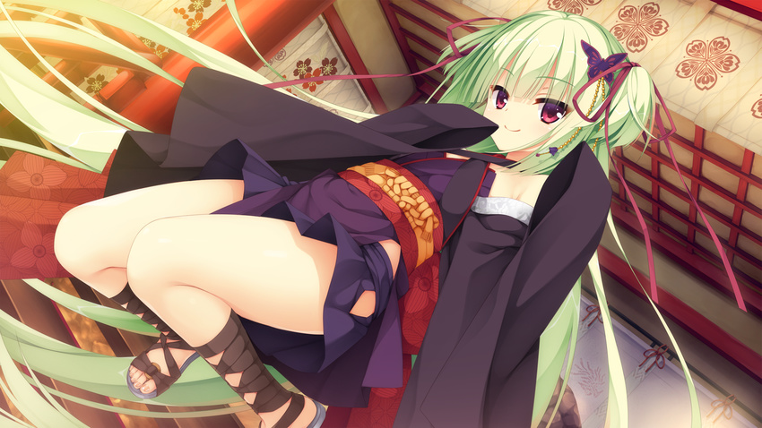 game_cg lolita_fashion murasame muririn senren_banka wa_lolita yuzu-soft