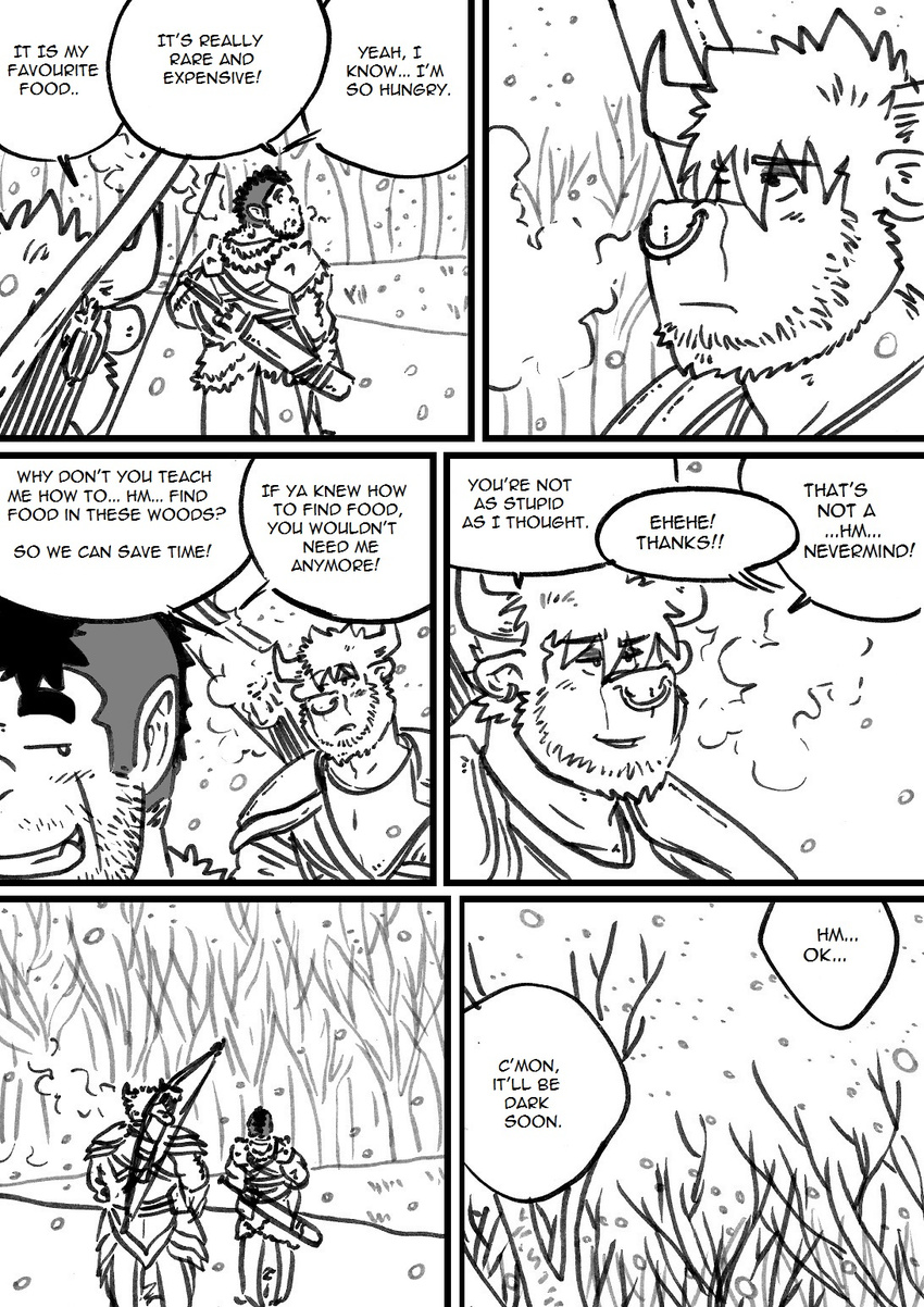 armor bovine comic humanoid husky92 male male/male mammal minotaur orc snow