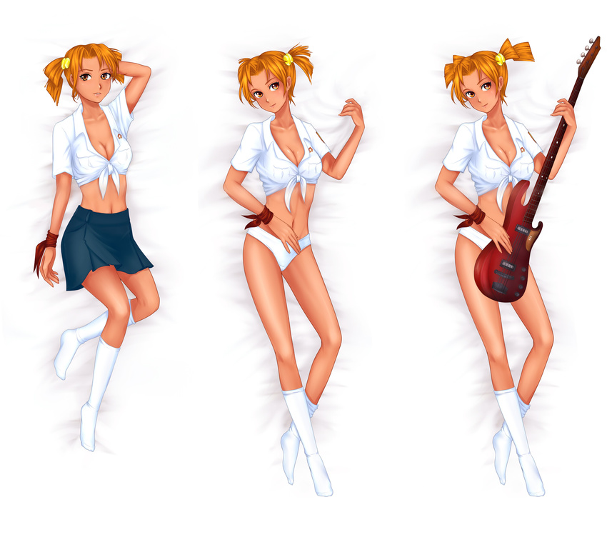 dakimakura dvache-tan everlasting_summer guitar orange_hair orikanekoi red_eyes soviet_pioneer tagme twintails