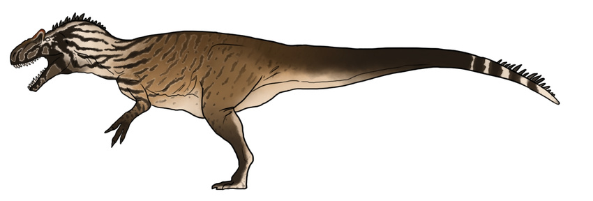 3_fingers 3_toes allosaur allosaurus angry claws crest dinosaur markings quills roaring spikes teeth the_isle_(copyright) theropod toes