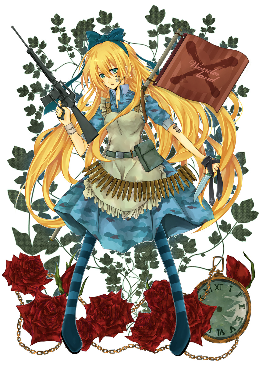 alice alice_in_wonderland dress gun kakizato_shinano