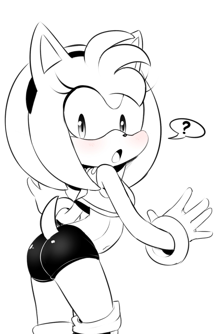 2016 ? amy_rose anthro butt clothing female hearlesssoul hedgehog mammal solo sonic_(series) tight_clothing