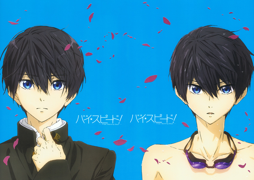 free! high_speed! male nanase_haruka nishiya_futoshi seifuku