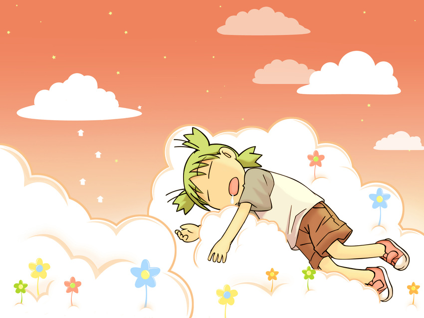 koiwai_yotsuba orange sleep sunset yotsubato!