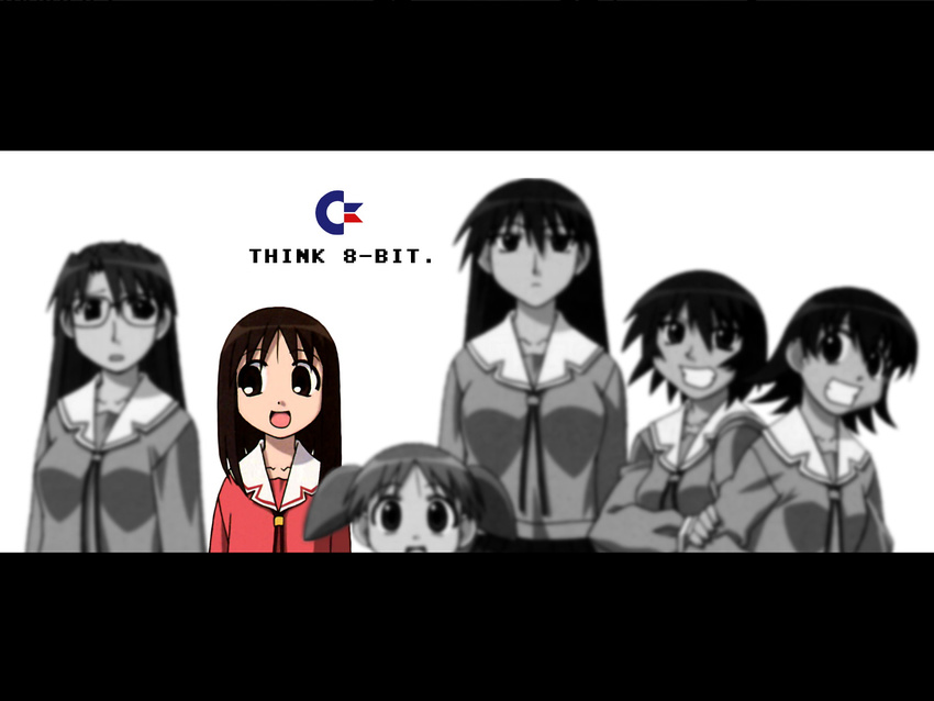 azumanga_daioh group kagura kasuga_ayumu mihama_chiyo mizuhara_koyomi sakaki takino_tomo