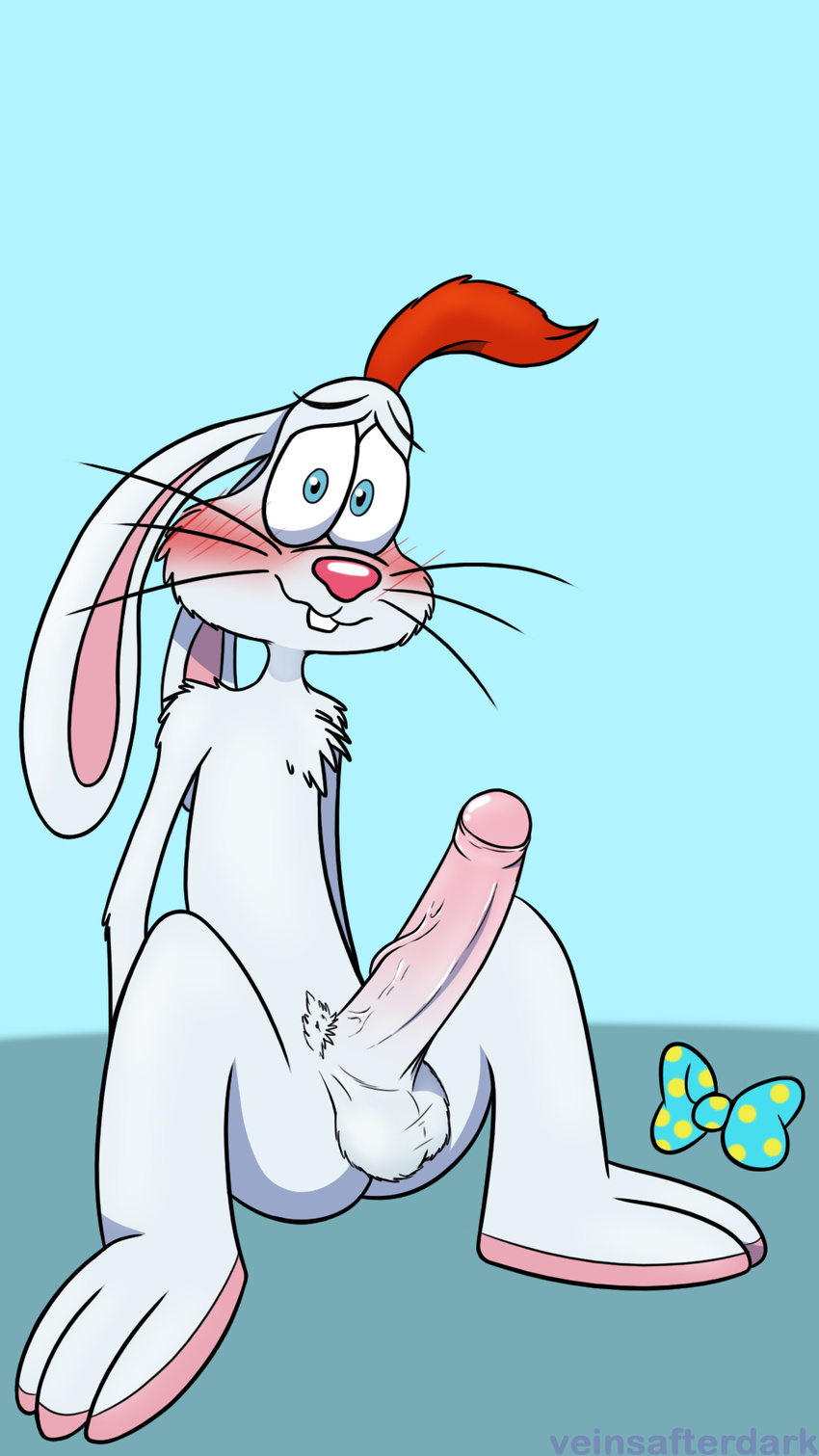 blush disney erection lagomorph male mammal rabbit roger_rabbit solo veinsafterdark who_framed_roger_rabbit