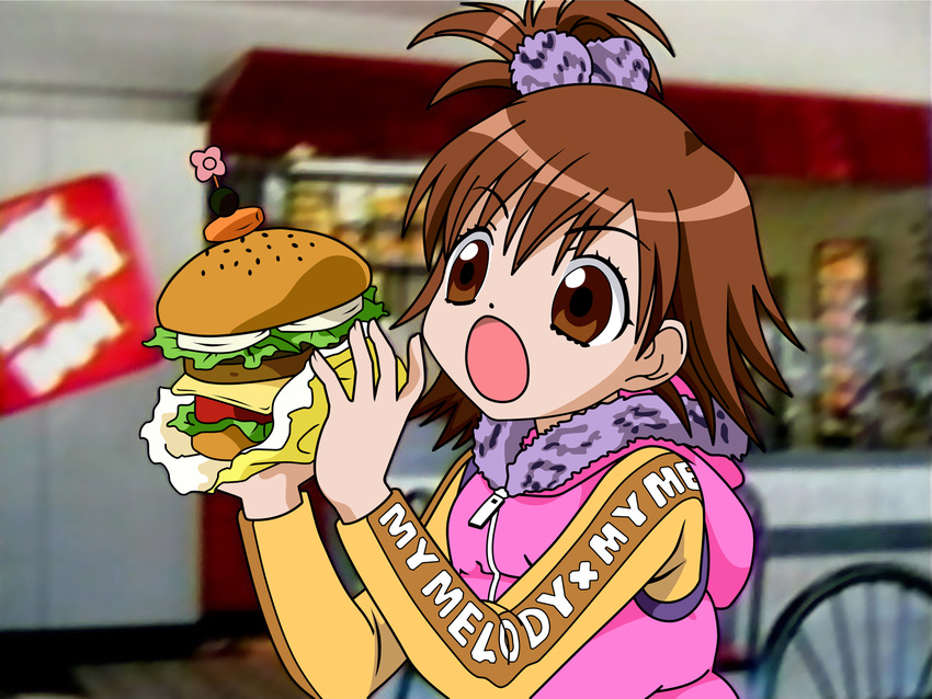 food hamburger my_melody onegai_my_melody tagme vector