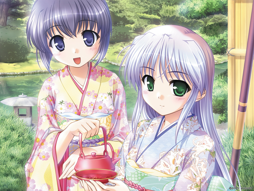 augustic_pieces feena_fam_earthlight japanese_clothes kimono mia_clementis yoake_mae_yori_ruri_iro_na