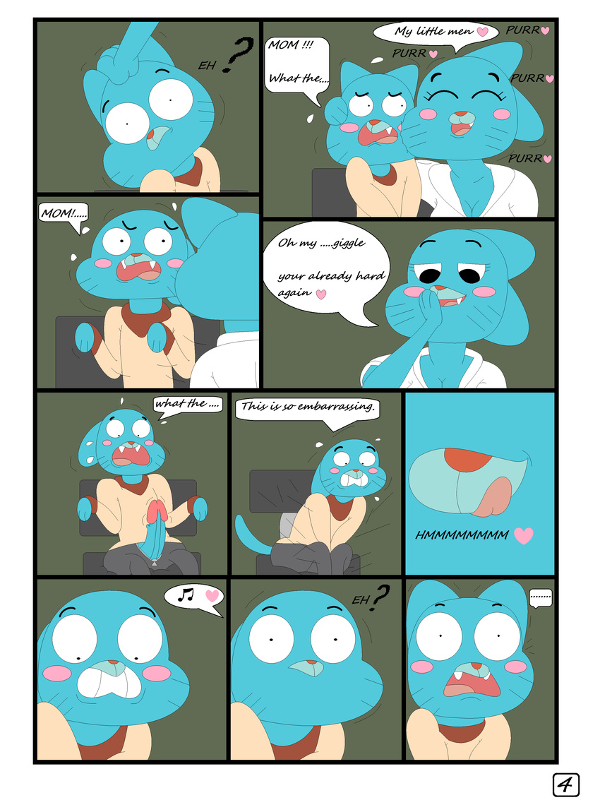 comic gumball nicole page watterson