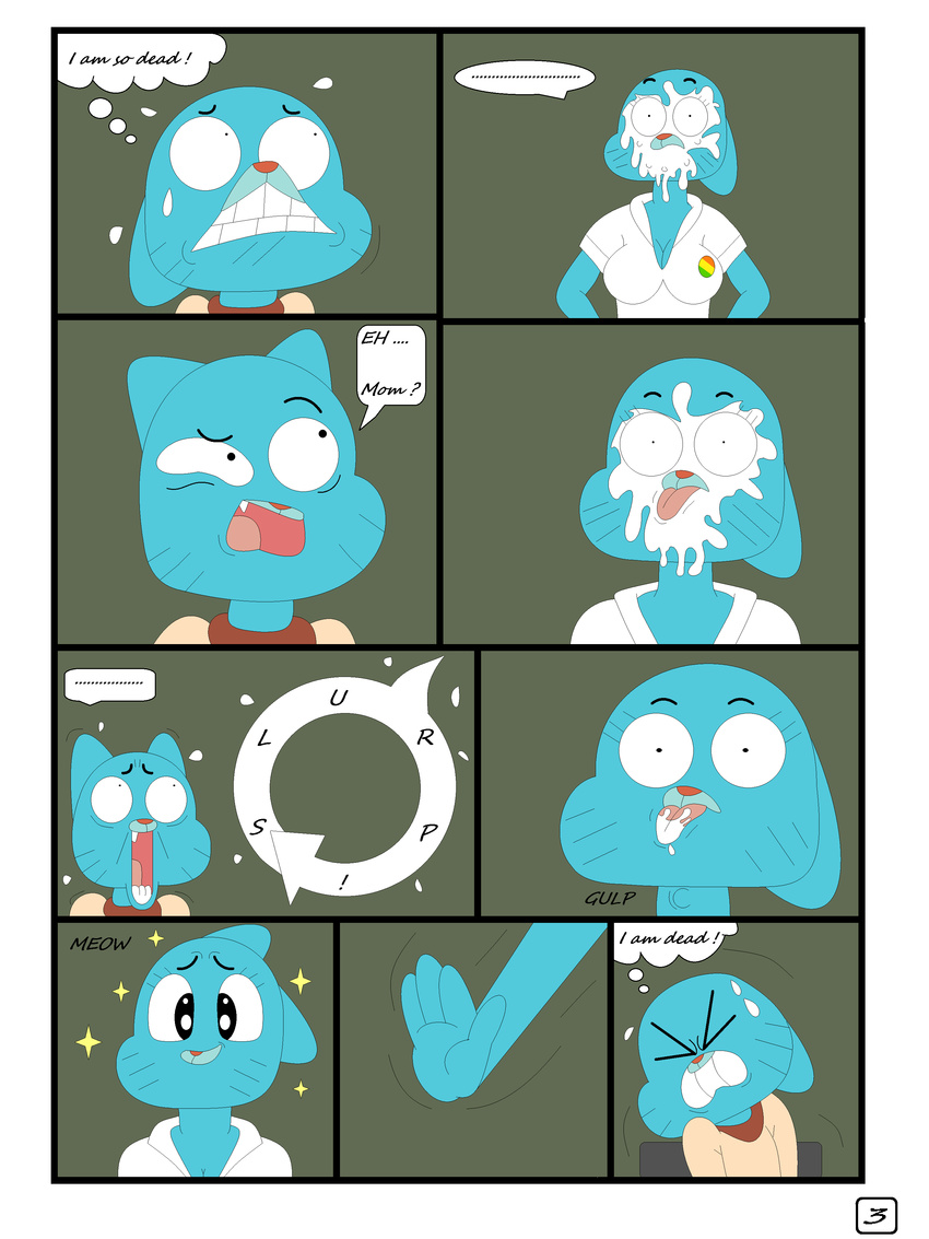 comic gumball nicole page watterson