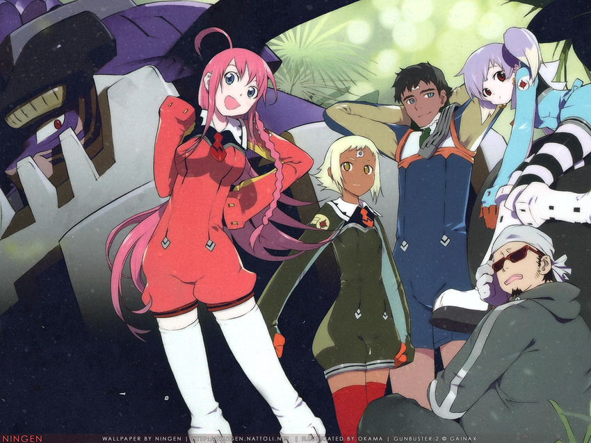 diebuster gunbuster_2 lal'c_mellk_mal nicola_vacheron nono okama takashiro_casio top_wo_nerae_2 tycho_science