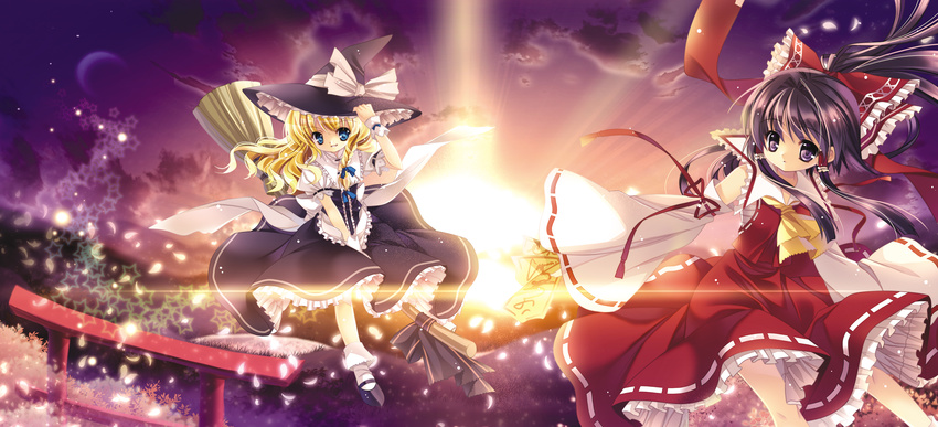 capura.l hakurei_reimu kirisame_marisa tagme touhou