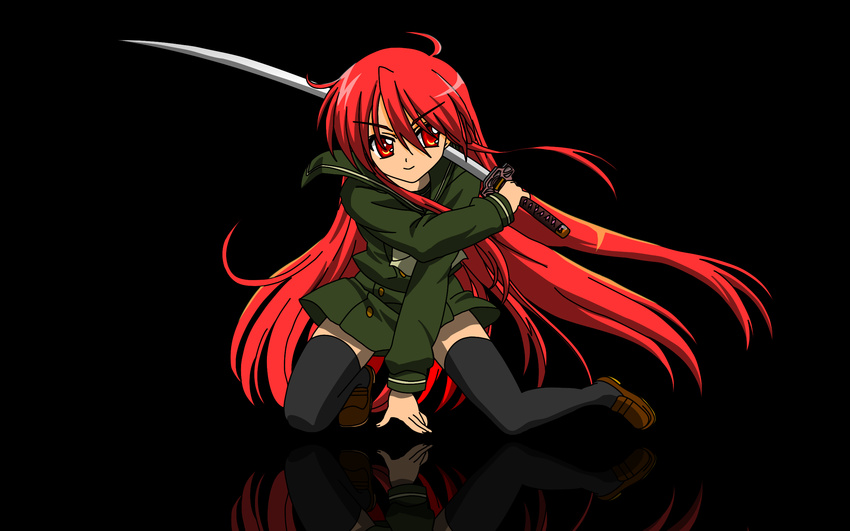 black shakugan_no_shana shana sword vector