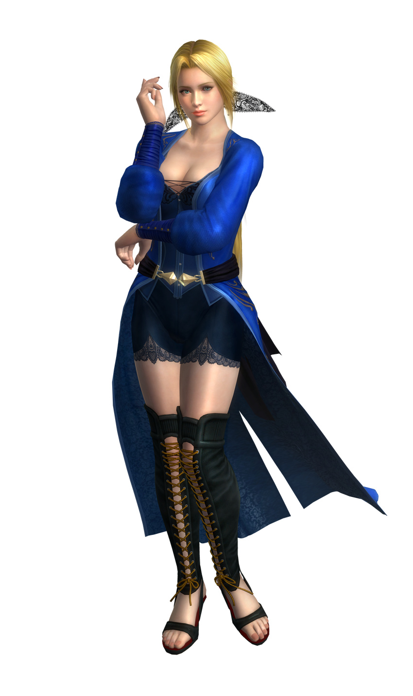 cg cleavage dead_or_alive dead_or_alive_5 helena_douglas thighhighs transparent_png